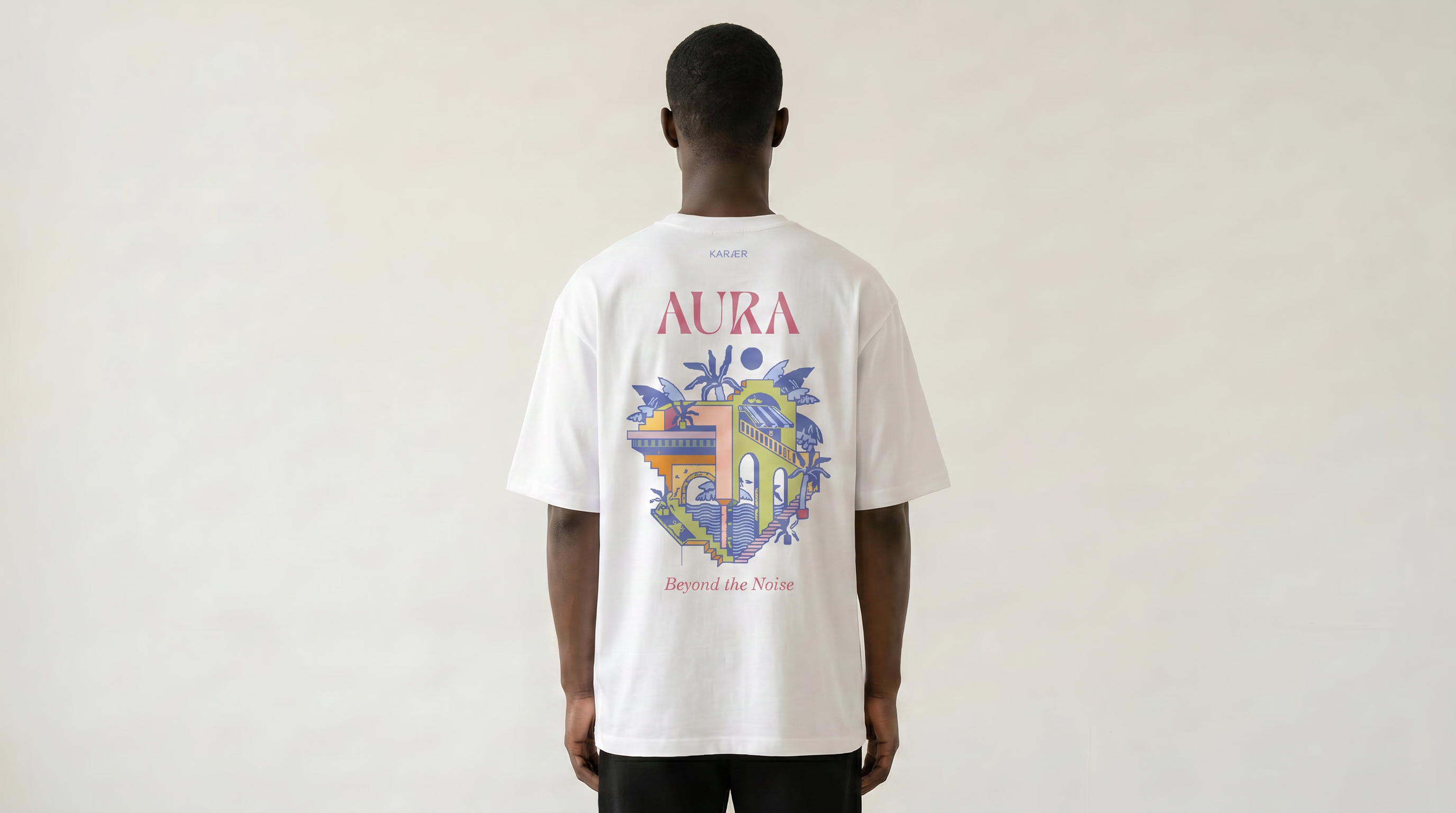 KARÆR — AURA T-Shirt / White