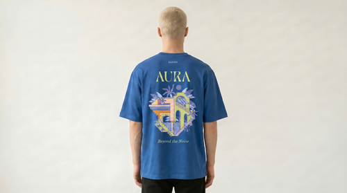 KARÆR — AURA T-Shirt / Cobalt Blue