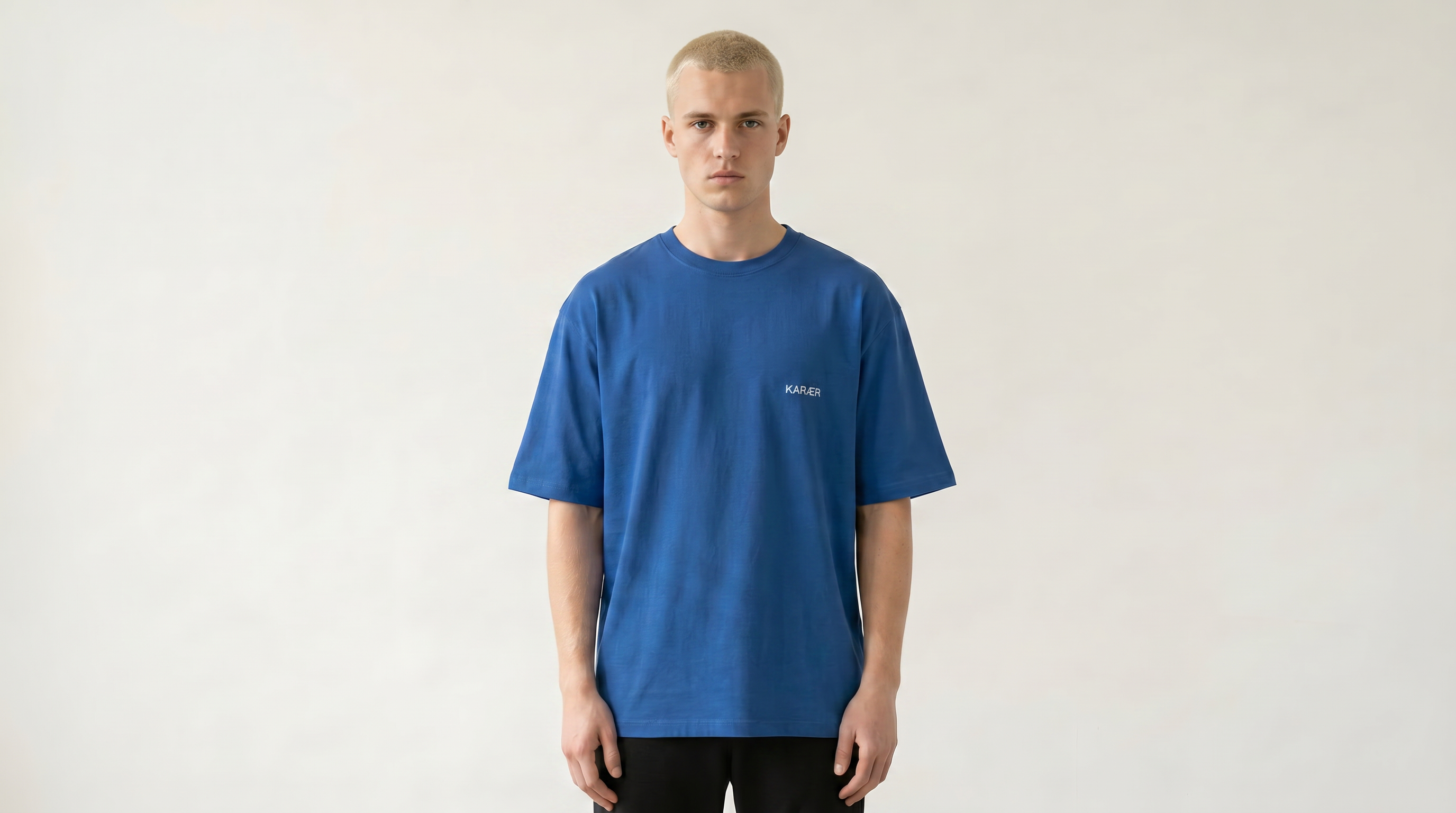 KARÆR — AURA T-Shirt / Cobalt Blue