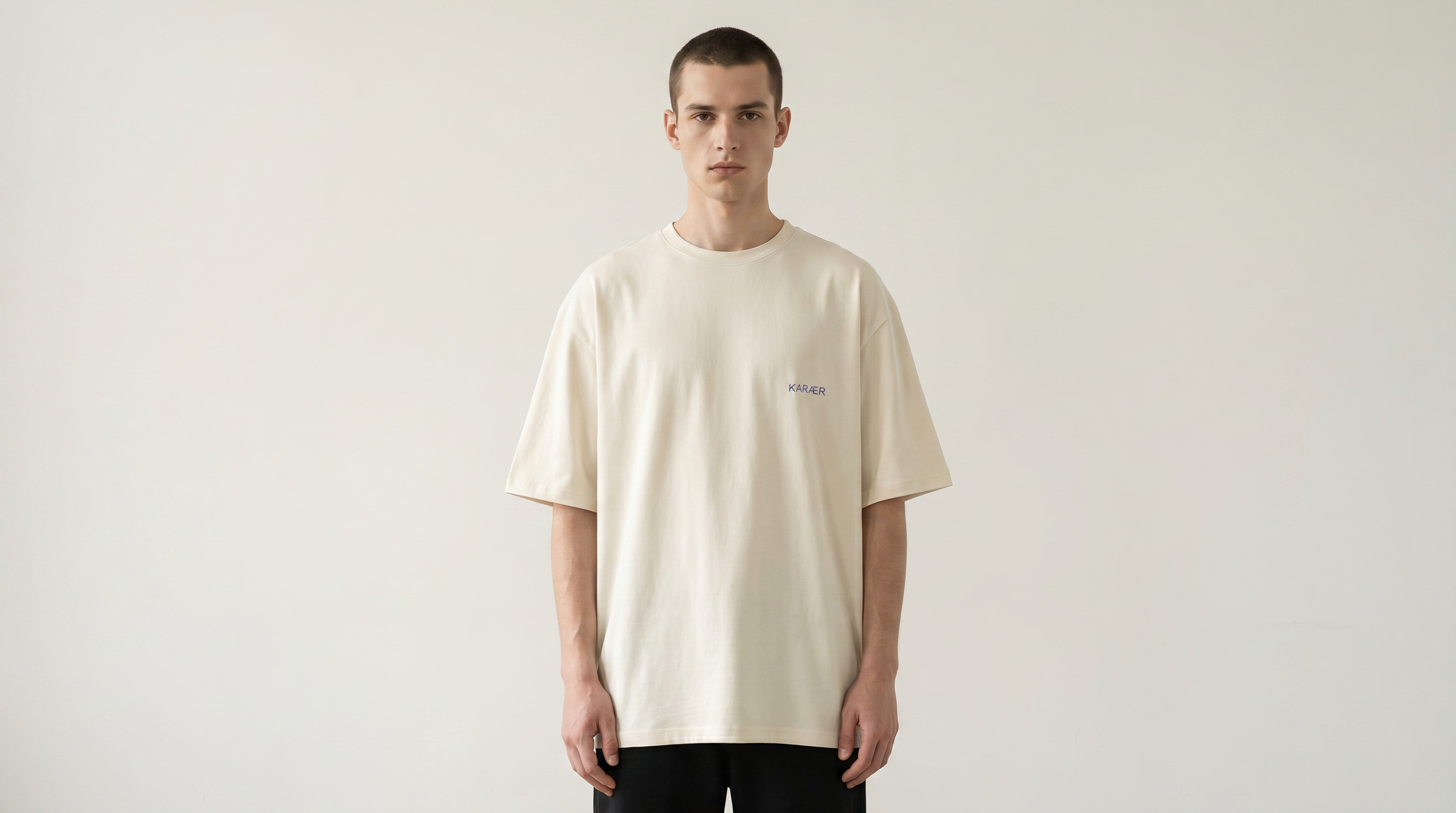 KARÆR — AURA T-Shirt / Vintage White
