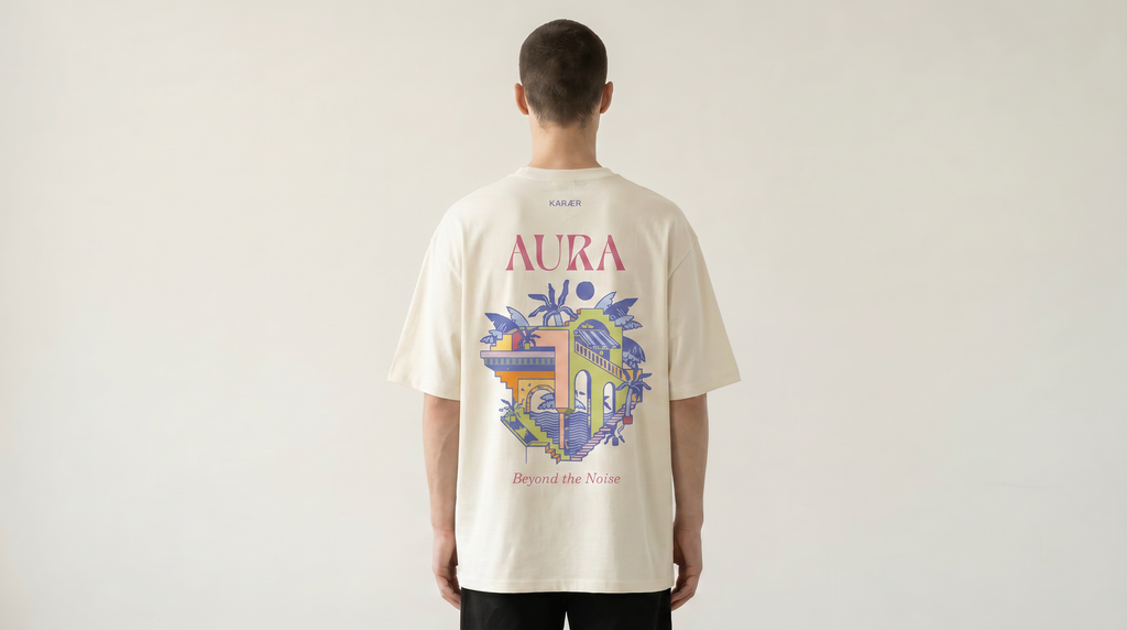 KARÆR — AURA T-Shirt / Vintage White