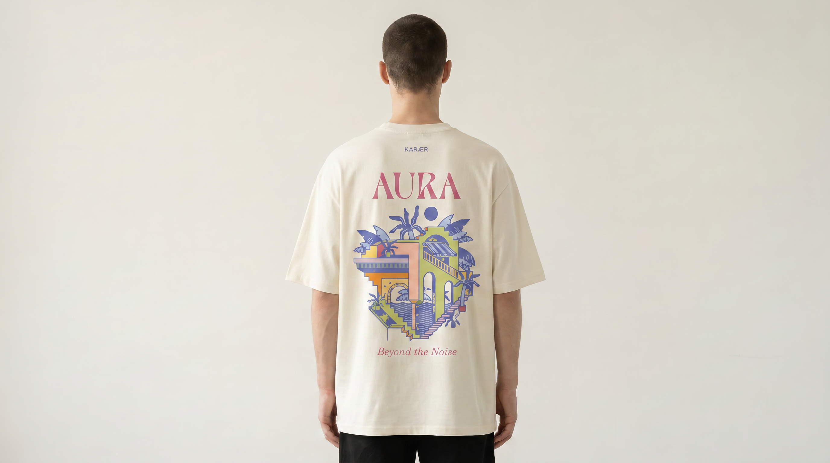 KARÆR — AURA T-Shirt / Vintage White