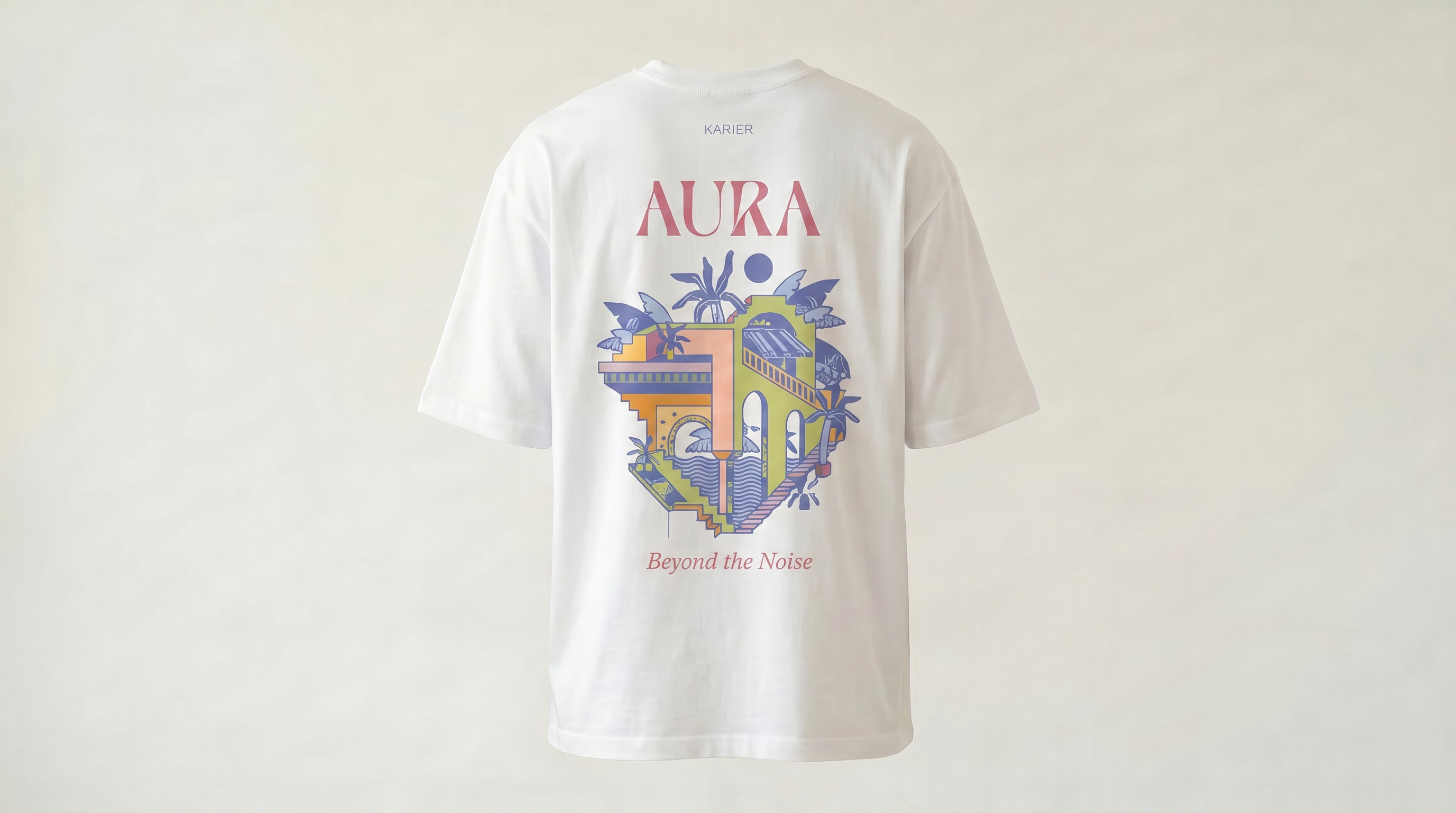KARÆR — AURA T-Shirt / White